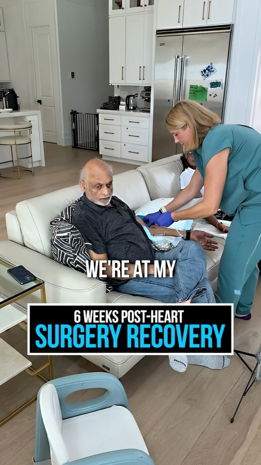 Six weeks after major heart surgery, every bit of progress is worth celebrating.

This moment is a reminder that recovery takes time, consistency, and the right support along the way.

#Recovery #HeartHealth #Longevity #Wellness
