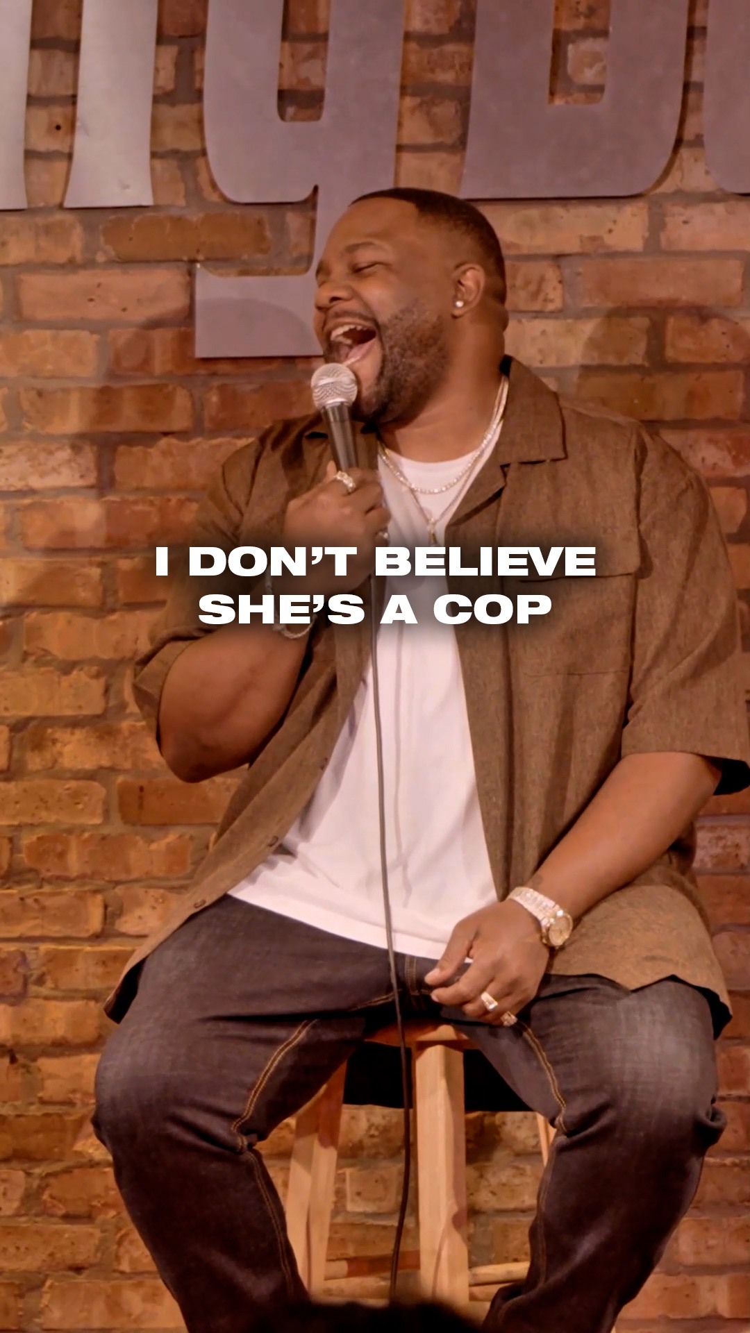 I don't believe she's a police officer AT ALL 🤣

My Netflix Special Is Out NOW!!! 
Watch My Brand New Crowd Work Joint On Youtube!!!
#FYP #Comedy #Standupcomedy #Funny
BIG DOG TOUR TICKETS🔥
Natejacksoncomedy.Com/tour-dates
Tickets on sale NOW!

August 7-8
Albuquerque, NM 
Quezada’s Comedy Club

August 28 
 Harrah’s Lake Tahoe 
 Lake Tahoe, NV

August 29 
Las Vegas, NV 
 The Theater at Virgin Hotel

September 4-6 
Wellington, FL 
 Palm Beach Improv**

September 24-26 
Raleigh, NC 
 Raleigh Improv Comedy Club

October 7-13 
Austin, TX 
Cap City Comedy Club

October 22-23
Boston, MA 
The Wilbur

October 24 
 Medford, MA
The Chevalier Theater

November 12-15 
Charlotte, NC 
Comedy Zone comedy club

December 4
Chicago, IL 
The Auditorium

December 10-13 
 Kansas City, MO 
 Kansas City Funny Bone

December 17-20 
 Virginia Beach, VA 
 Virginia Beach Funny Bone