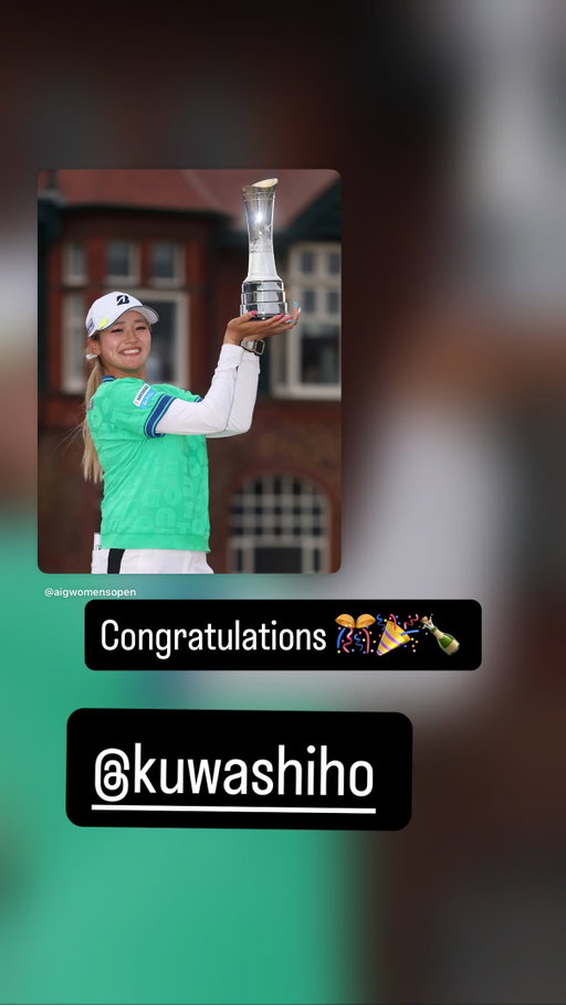 Story by hideki.matsuyama_official on Aug 2, 2026