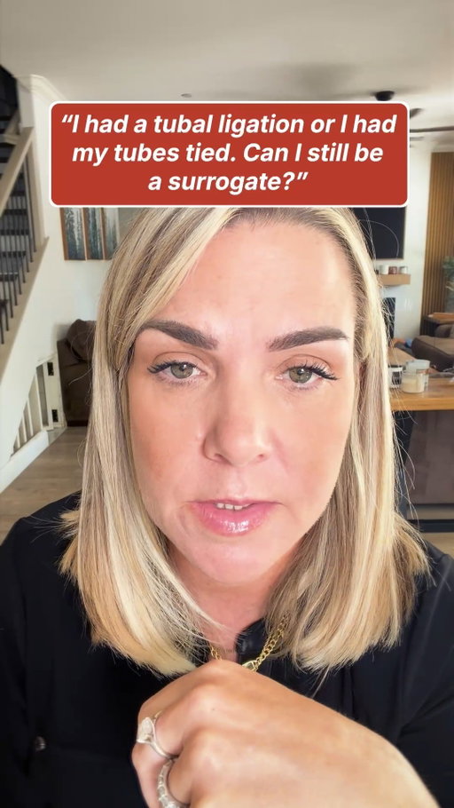 Had your tubes tied? You can still qualify to become a surrogate.�

Your tubes aren't used in the surrogacy process, so it's not a disqualifying factor.