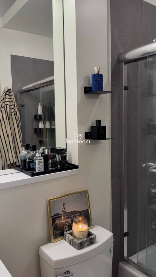 Clean boy bathroom