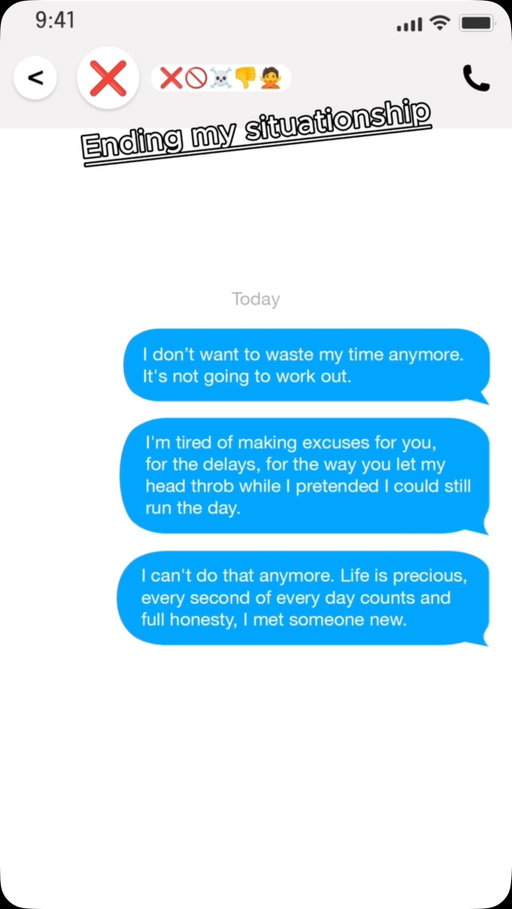My breakup leading to less headaches, coincidence? I don’t think so.