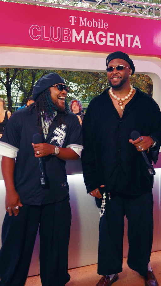 Beyond the stage at Club Magenta with @leonthomas and @toneyhandsome at @lollapalooza