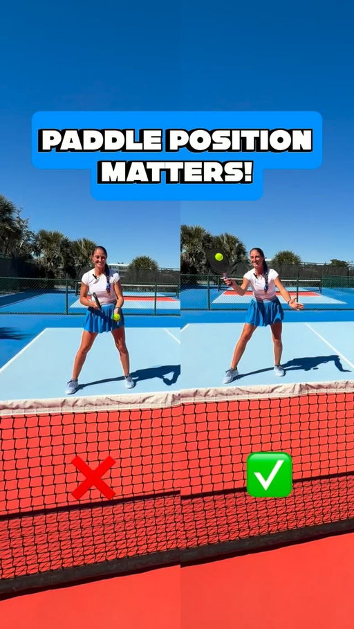Watch this video to understand the importance of paddle position! 

Save this for later and follow @calliejosmith_pickleball for pickleball content! 

#pickleball #pickleballtips #pickleballtraining #pickleballstrategy #pickleballcoach