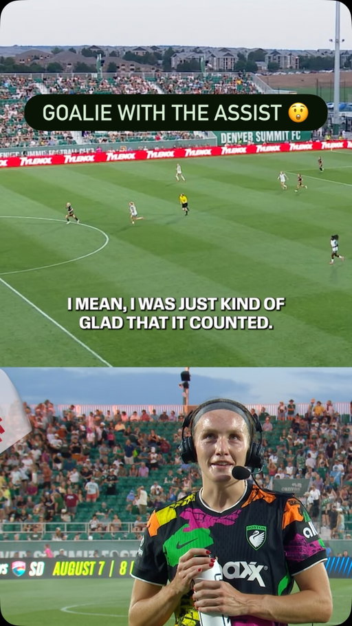 It’s not every day you see the goalie with an assist 😲

Casey Murphy becomes the 4th goalkeeper to provide an assist in NWSL history 🧤