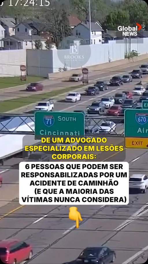 6 envolvidos que podem ser responsabilizados por um acidente de caminhão!

A responsabilidade pode se estender à 1. empresa transportadora, 2. aos carregadores do frete, 3. aos mecânicos de manutenção, 4. ao fabricante de peças com defeito e até a 5. corretores de carga (freight brokers), além de 6. motorista.
Quando ocorre uma colisão com um veículo comercial, a culpa raramente cai apenas sobre o motorista. 

Se você sofreu um acidente, se machucou no trabalho ou está enfrentando o processo de imigração, você merece ter alguém ao seu lado.

Nós ajudamos pessoas reais a atravessar alguns dos momentos mais difíceis da vida. Nossas consultas são sempre GRATUITAS, e nós estamos aqui para ouvir você.

📲 Envie uma mensagem ou ligue para 617-245-8090 e agende sua consulta gratuita hoje mesmo.  

#AcidenteDeCaminhao #LesoesCorporais #DireitosDaVitima #IndenizacaoJusta #BrooksLaw