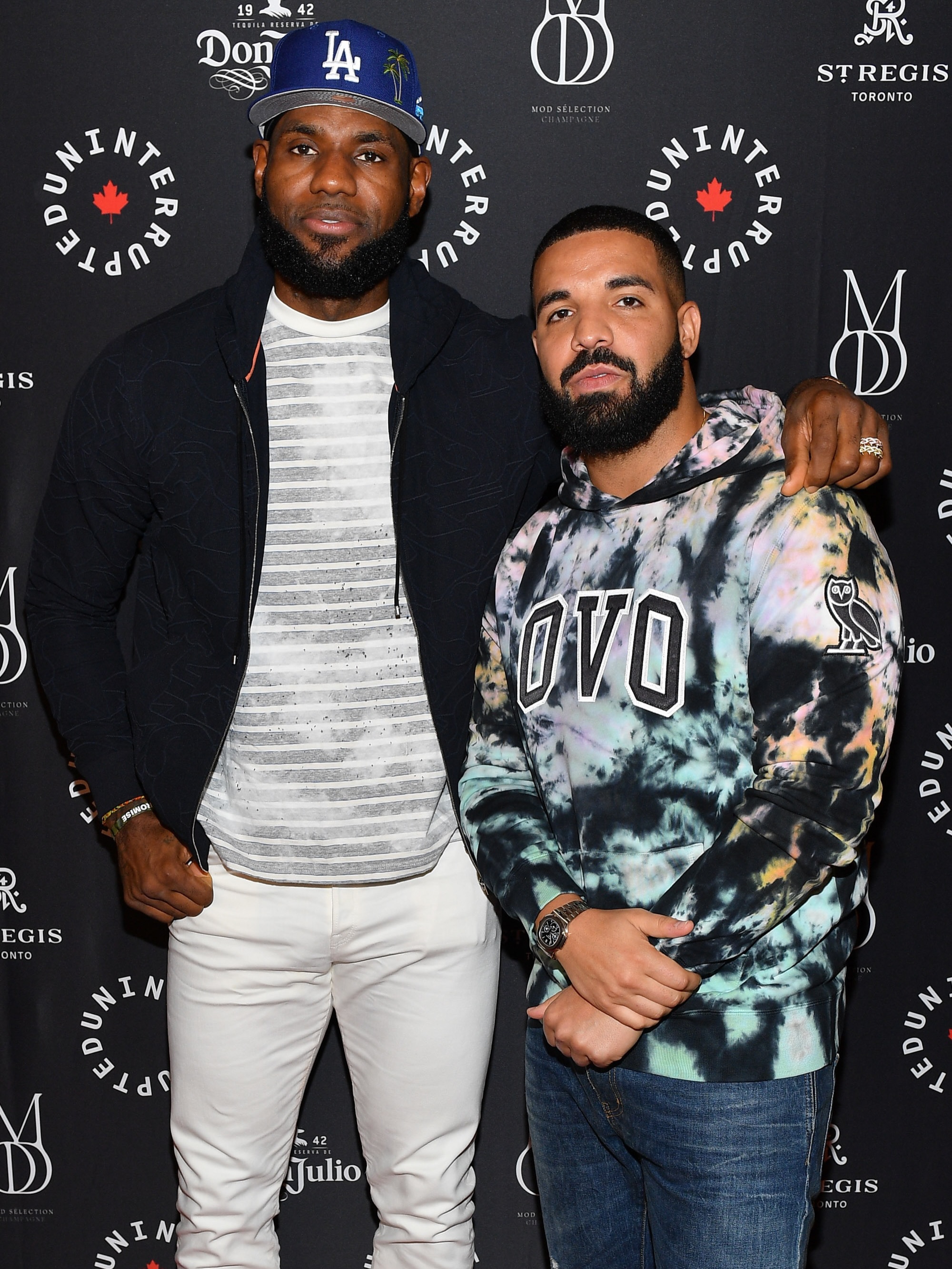 7 years ago, Drake attended the launch of Uninterrupted Canada to support his new business venture with LeBron at Louis Louis inside The St. Regis Toronto👇

The event celebrated Drake teaming up with LeBron James and Maverick Carter to bring their athlete empowerment brand Uninterrupted to Canada for the first time, its first ever international expansion. As part of the deal Drake came on as a part owner and promoter, helping build a platform focused entirely on athlete driven storytelling, content, events and merchandise. Drake could be seen at the launch alongside LeBron James and Toronto Raptors star Serge Ibaka, who had just won a championship with the Raptors weeks earlier

Uninterrupted Canada launched with an exclusive first look deal with Ibaka and a motivational series featuring pitcher Marcus Stroman. For Drake the move made perfect sense, given his long standing role as the Raptors Global Ambassador and one of the most visible sports fans in the world. The launch came during a massive stretch for the city, just months after the Raptors captured their first ever NBA title. It was another example of Drake expanding his empire well beyond music into business, sports and cultur

Looking back it was one of the earliest signs of Drake positioning himself as a serious player in the sports media world