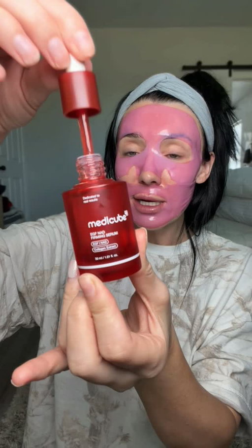 kimmy k knows the fountain of youth and it is NAD + EGF in skincare #koreanskincare #antiaging #medicube #nadskincare #egf
if you want this item:

1. MAKE SURE YOU’RE FOLLOWING ME 🥰 if not it will go to your requested folder so check there.

2. Comment “shop” to get the product information automatically sent to you!