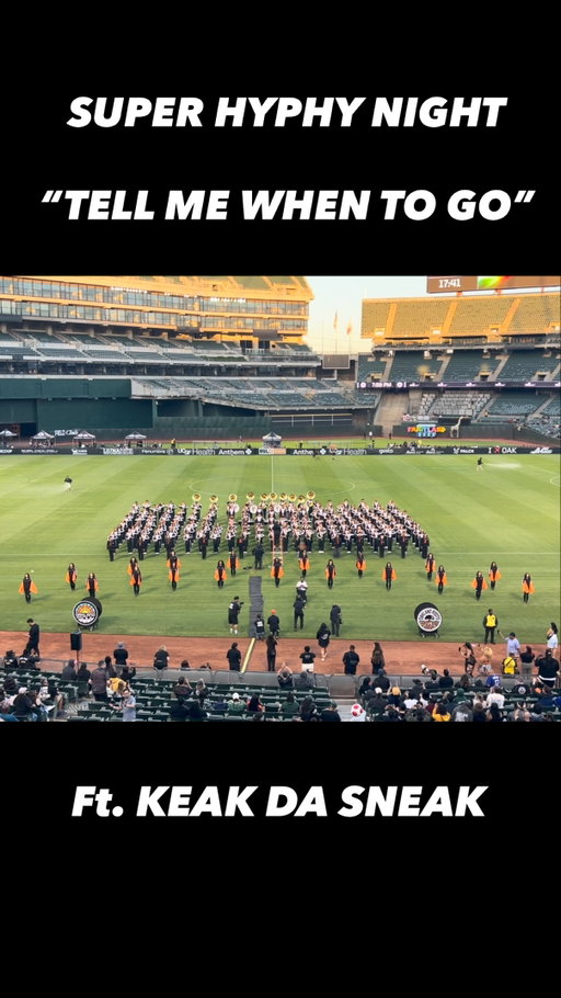 🔥 AUGUST 1st is officially SUPER HYPHY NIGHT🔥

PART I

PHSMSB brought the energy to @oaklandroots halftime with a performance of “Tell Me When to Go”featuring the legendary @officialkeakdasneak !

This was more than a performance, this was Pittsburg students representing their city and the Bay with PRIDE. 

A program built on hard work, tradition, culture, and the belief that our students deserve opportunities to share their talents on big stages.

#SuperHyphyNight #PHSMSB #ThePrideOfPittsburg #PittsburgPride #OaklandRoots