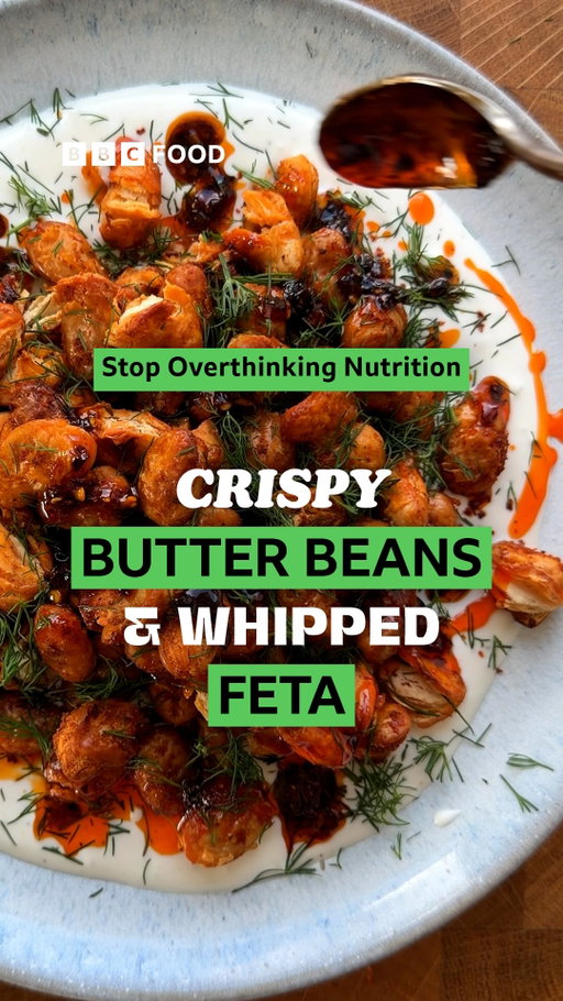 The crispy, creamy high protein recipe we can’t stop talking about 🫘
 
Follow @bbcfood for more high protein ideas
 
Find the recipe through the link in our bio or search for ‘⁠crispy spiced butter beans on whipped feta’ on bbc.co.uk/food