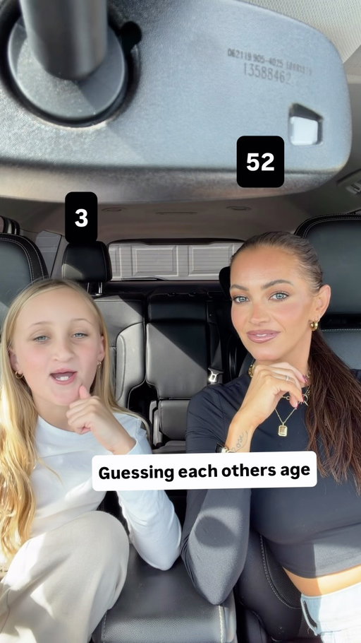 Guessing each others age 😆💕