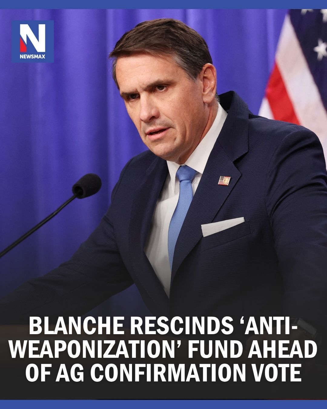 FUND TERMINATED: Acting Attorney General Todd Blanche issued a formal order late Sunday terminating President Trump’s $1.8 billion “anti-weaponization fund," a move that follows weeks of negotiations with two Republican senators who were blocking his nomination to become attorney general. Link in bio.