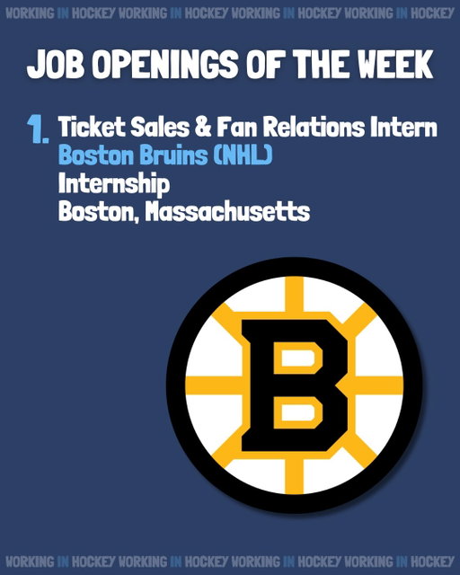 80+ new hockey job openings in today’s weekly email; but here’s 4 of my favourites in advance!

If you comment below which job you’re interested in, I’ll shoot you their job application link 🫡