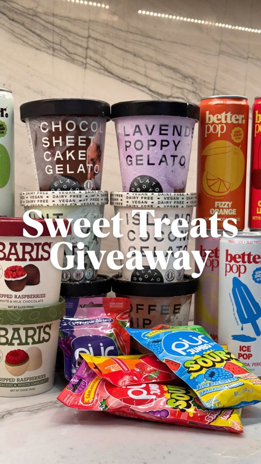 ✨ GIVEAWAY ✨
Some of your favorite @sprouts finds came together for the sweetest giveaway of the summer!!

One winner will receive:
🥤 All 7 Better Than Pop flavors
🍫 2 BARIS cups
🍦 Choice of 6 Gelato Boy pints
💗 2 PUR Jumbo Gum + 2 PUR Jumbo Gum SOURZ

How to enter:

1️⃣ Follow @enjoybetterthan, @everybaris, @gelato.boy, and @purgumco 
2️⃣ Like this post
3️⃣ Tag your besties in the comments
🌟 Bonus entry: repost this post on your story

Giveaway closes Friday, 8/7 at 11:59 PM PT. Open to U.S. residents only. No purchase necessary to enter or win. One winner will be randomly selected and contacted via DM on or around 8/8. This promotion is in no way sponsored, administered by, or associated with Instagram.

Good luck!! ✨

#summergiveaway #sproutsfarmersmarket #sproutsfinds #sweettooth #summertreat