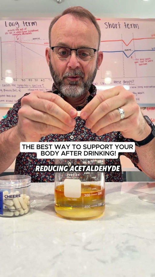 Breaking down acetaldehyde #Cheers #alcoholscience #drinktok #afterdrinks
