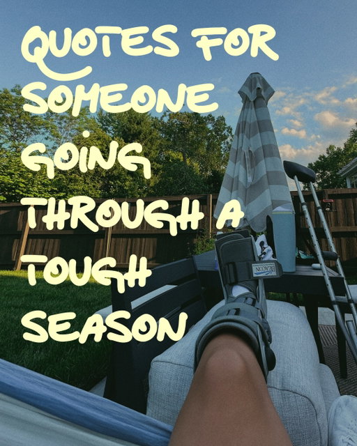 Did not have rupture Achilles on my bingo card, but that’s life.. and you don’t get to pick when your tough seasons come around… but you do get to pick how you move through them!

For anyone going through injury, loss, grief, heartache… anything difficult right now, you are not alone 🩷

#injury #quotestoliveby #quotes #mentalhealth #quotesaboutlife