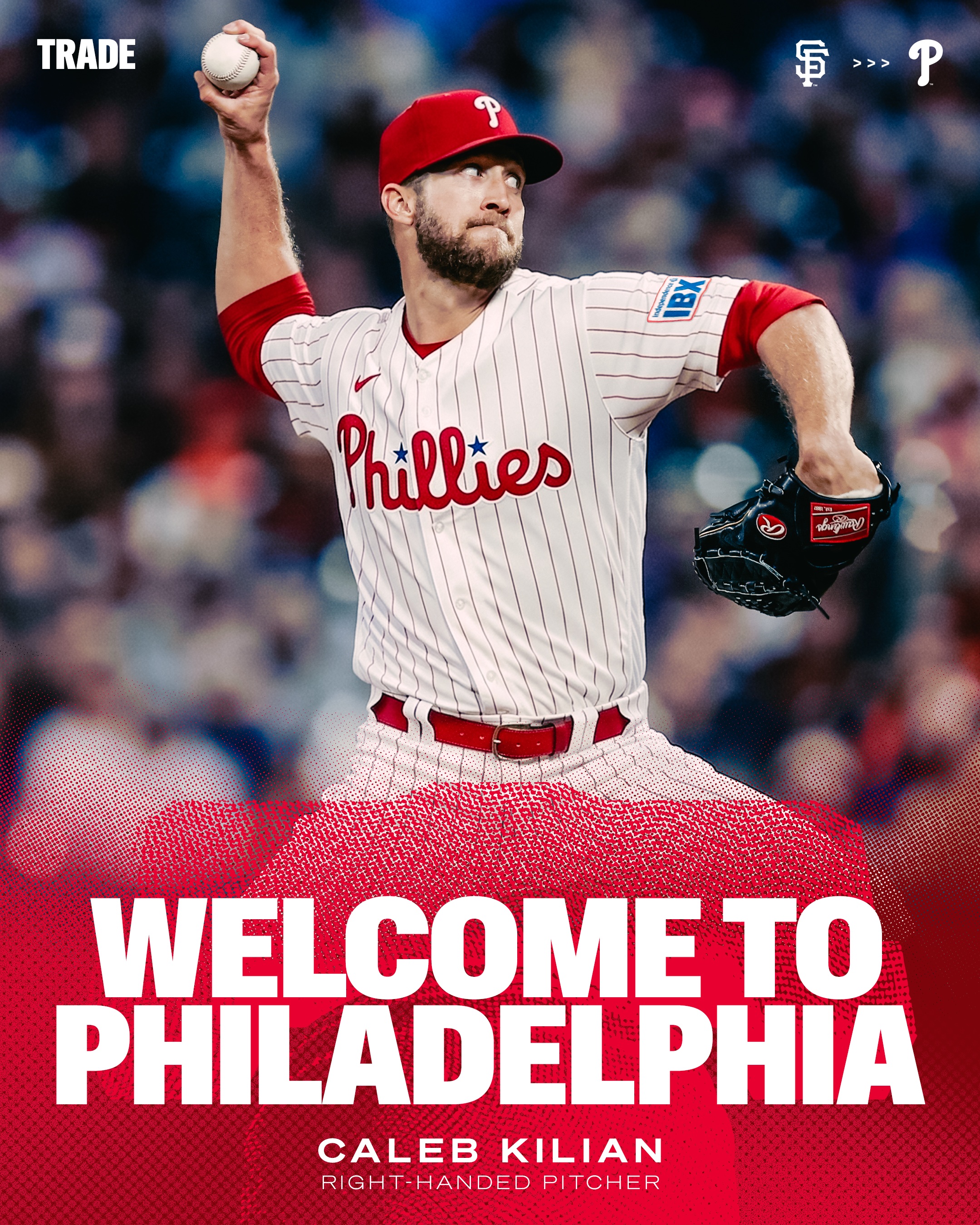 Welcome to Philly, Caleb!

The Phillies have acquired RHP Caleb Kilian from the San Francisco Giants