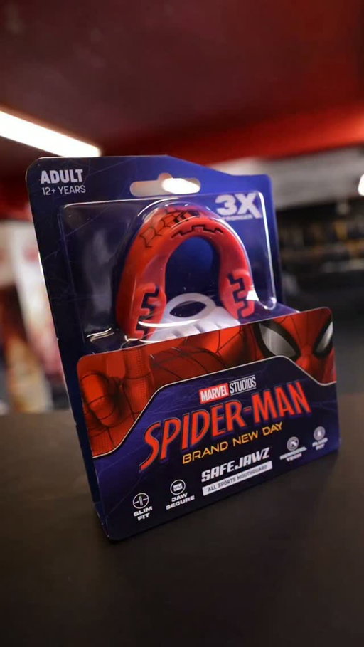 Its a brand new day. Be a hero and bag yours now #Safejawz #Mouthguard #Gumshield #Spiderman #Marvel @kstarmma