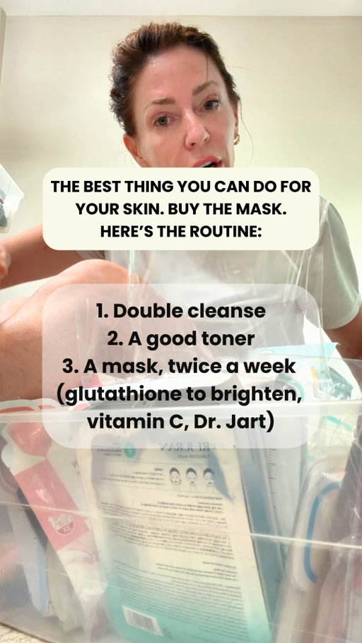 Go buy the masks. Your skill will thank you!

Follow for more @jessicahanson 🤍

#facial #facemask #redlightmask #skincare