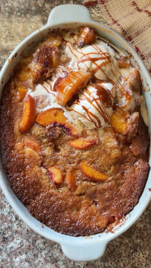 🍑✨ This Brown Butter Peach Cobbler by @mimoahmedbakes is everything you want in a summer dessert. Juicy peaches are tucked beneath a rich, nutty brown butter batter that bakes up golden and crisp around the edges, creating the perfect balance of soft fruit and buttery crunch. Serve it warm with a scoop of vanilla ice cream, and you’ve got a dessert that’s guaranteed to disappear fast. 🤤🍨

Get the recipe at the link in her bio! 💛