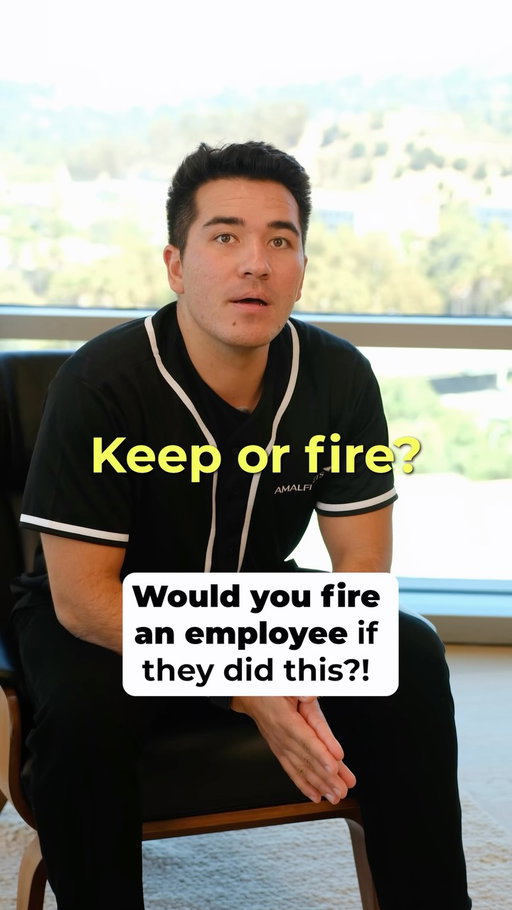 Kolin decides which of these scenarios are fireable offenses. Would you fire an employee in these situations? #FlyAmalfi #OfficeDrama #Fired @Amalfijets