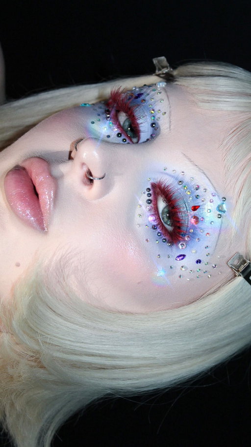 Hi 🧚🏻‍♀️✨💎 #makeupoftheday #eyemaxxing
