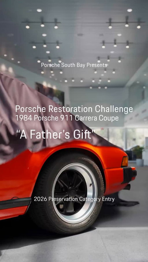 Our entry into the 2026 Porsche Restoration Challenge is more than just a restoration—it’s a family legacy passing to the next generation. 🚗❤️

From a teenage dream, to 50 years of Porsche passion, Rudy Sr. trusted us to restore his 1984 Porsche 911 Carrera Coupe before handing it down to his son, Rudolph.

We are so honored to be help ensure this family heirloom endures. Huge props to the incredible Classic team at @PorscheSouthBay for preserving every piece of history possible and making this reveal unforgettable. Here’s to keeping the addiction alive for another 30 years! 🏆✨ #porsche911 #porschechallenge26 #LAcarGUY #fathersongoals #porscherestoration