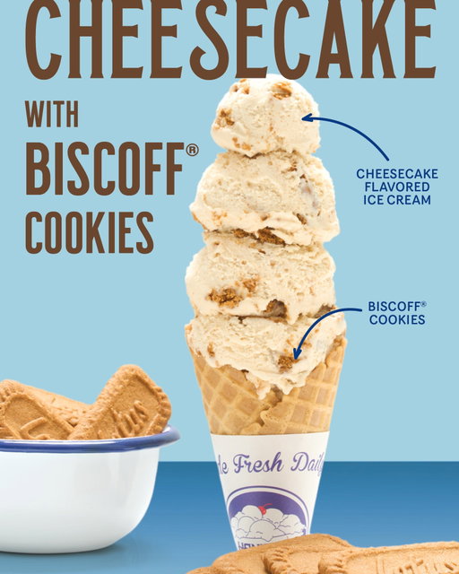 NEW on the menu! Cheesecake with Biscoff® Cookies is here
 
#handelsicecream #handels #icecream #icecreamshop #sweettreat #icecreamtrip #cheesecake #biscoff