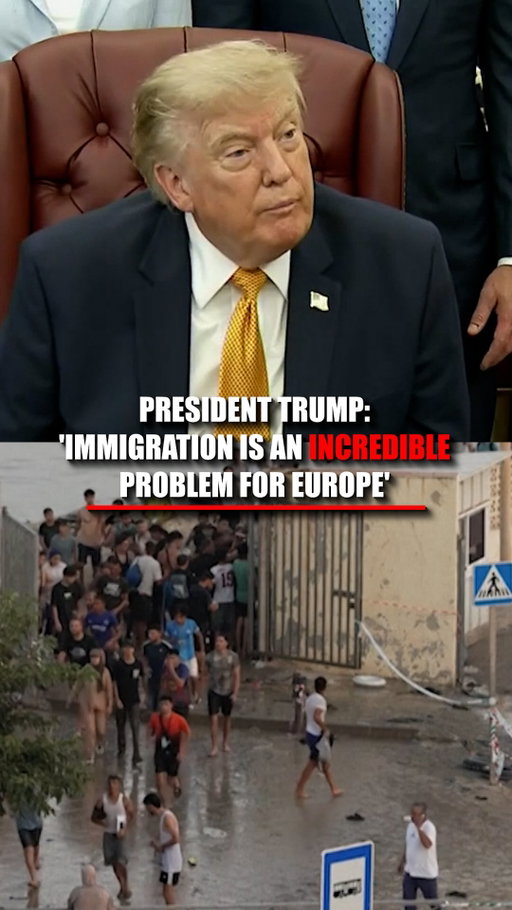 WATCH: President Trump warns that immigration is becoming an "incredible problem" across Europe, sounding the alarm as border crises escalate in Spain's North African enclave of Ceuta, where local reception centers have been completely overwhelmed following a massive rush of an estimated 60,000 migrants.

"It's like one of those things, it's very sad when I see what's happening to Europe. It's very sad to me. But they have a problem with immigration."