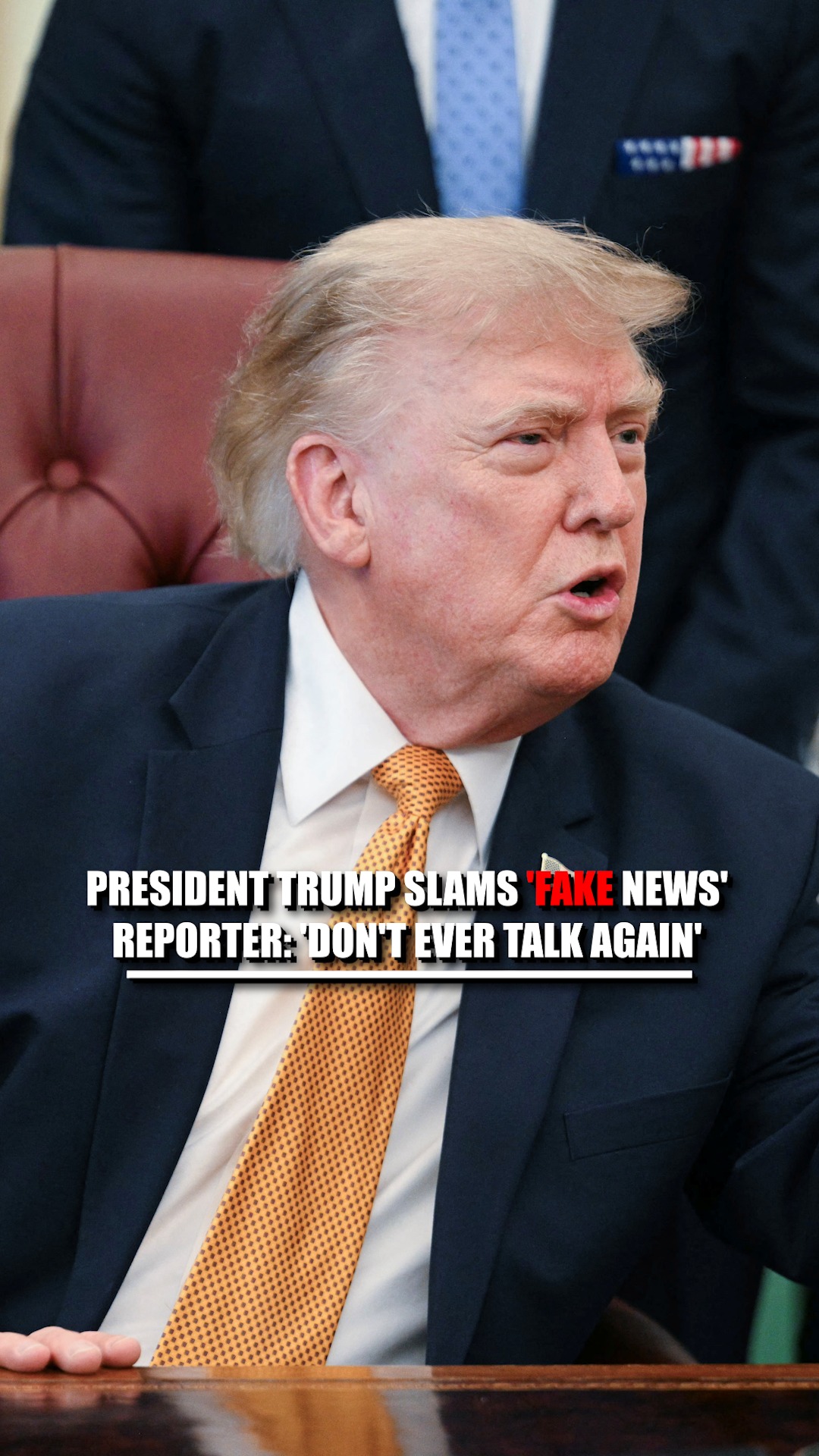 "You're fake news. Don't ever talk again."

President Trump fires back at a reporter who asks whether he's reconsidering Jeanine Pirro's role following the reflecting pool case.

"You're fake news. Don't ever talk again... One of the worst in the business. Fortunately, nobody watches you."