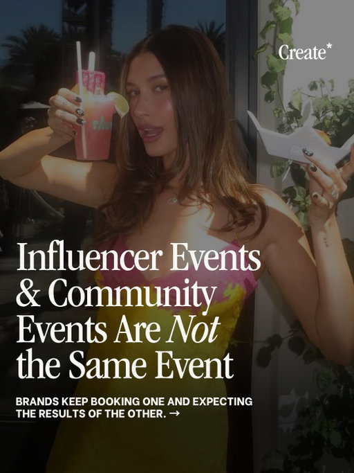 @rhode threw one party at Coachella in April and walked away with $4.9 million in earned media. @nike got 50,000 women running a race at night, a third of them for the first time in their lives. Both of these get called “events” in a marketing plan, and they’re doing completely different jobs.

An influencer event is borrowed reach. You’re paying people who already have attention to point it at you for a weekend, and it works. What it won’t do is make anyone stay. Getting noticed and getting chosen are separate problems.

A community event flips the budget toward people who already buy from you. Smaller room, nothing goes viral, and it builds the one thing the festival party can’t: a reason to still be your customer next year. Bandit built their whole running brand this way. Run clubs, races, a membership. Those members end up worth about $850 each over their lifetime, and that number came from people showing up every Tuesday, not from a media buy.

The expensive mistake is grading one event on the other one’s scoreboard. A customer dinner will always look pathetic next to a festival weekend’s earned media report. Check who’s still buying in twelve months and the math flips.

Slide 11 has the four calls I make before anything gets booked. Save that one.

The whole system fits on one page, I called it The Guest List. Which event to run, who’s in the room, what to measure, and the one mistake that wrecks both. 

💬 Comment “INVITE” and I’ll send it over.

#marketingstrategy #eventmarketing #brandcommunity #influencermarketing