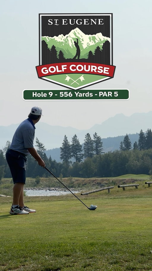 Let’s play the 9th hole at @steugenegolf @steugeneresort in Cranbrook, B.C. with the St. Mary’s River running along side the par 5 you really have to choose your own adventure depending on your risk tolerance. A beautiful golf hole in a beautiful place. #PlayAHole #BCGolf #Cranbrook #Kimberley #Golf