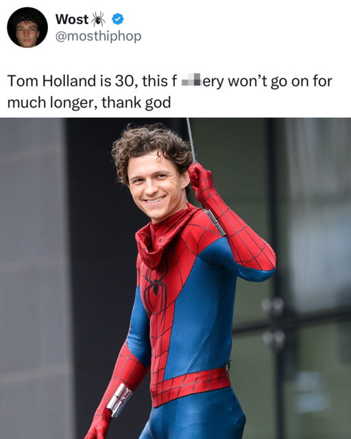 Tom Holland really in Bron convos right now. 😂😭 (h/t mosthiphop/X, urkle91/X)