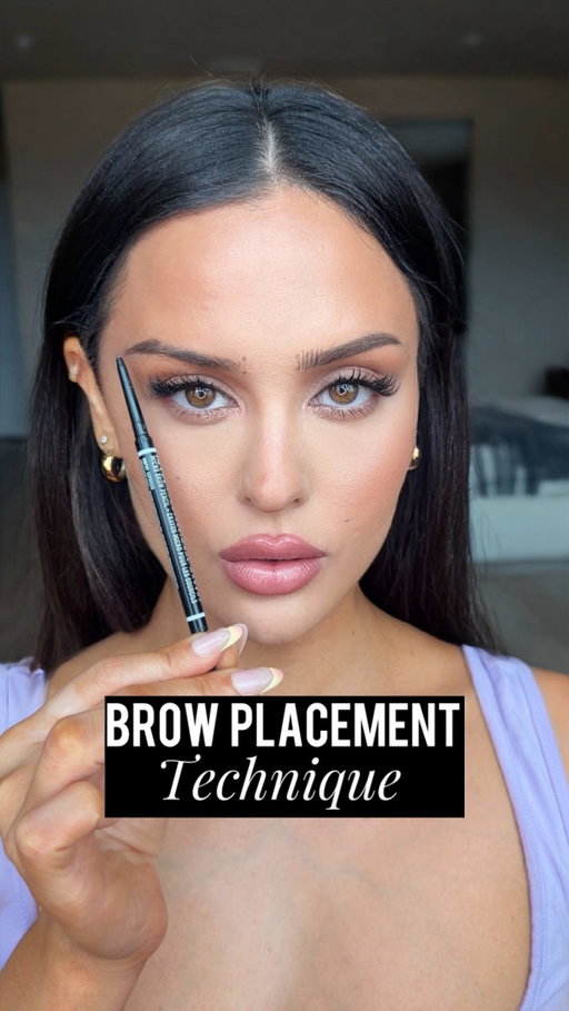 #NYXCosmeticsPartner Balanced brows = balanced face. The @nyxcosmetics Micro Brow Pencil maps the shape and creates natural-looking hair strokes so easy!

#MicroBrowPencil
#browtutorial #browmapping #makeuphacks