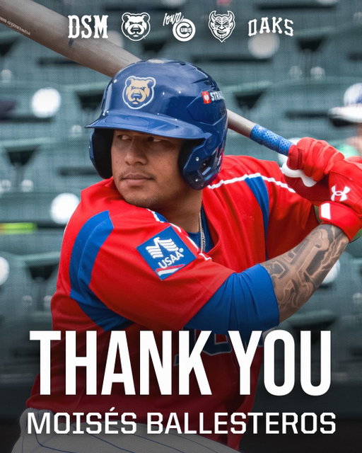 Thank you Moisés! Wishing you the best with the Angels!