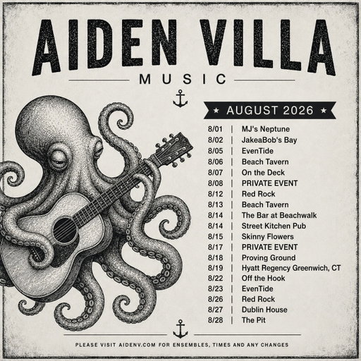 August is here with lots more music in store

#jerseyshore #livemusic #august