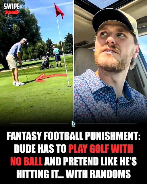This guy lost his fantasy league and had to go play a round of golf without a ball, play with at lest two randoms, and could not tell them why he was there or what was happening. 😂

Our first thought is how the gentlemen that he was paired with for this round are going to talk about this experience every day for the rest of their lives. ⛳️

Every single time they hit the 19th hole for a drink they are going to bring up the time they played with the guy who didn’t have a ball.

Let’s break down the fantasy football punishment rules: he has to ‘play’ a full round of golf, cannot use a golf ball and has to pretend to swing each time, he must play with at least 2 random playing partners, and he cannot tell those randoms what is happening or why he is there. 🤯

All of that is to say he has to pretend to play golf and cannot reveal that it is a fantasy football punishment, he must commit to the bit. 😂

Connor Marritt was the guy who did it, a true bro in our books for going through with it like a champ. 

Could you do it? Keeping a straight face for 3ish hours while pretending to hit a golf ball and acting out an entire round of golf without a golf ball would be an insane task. 

Someone in the comments also said the real punishment is having to be on the golf course for hours and not getting to play, which is valid. 👍

Follow 👉 @brobible for all things “dude” 😎 

#golf #golfing #guys #men #dudes