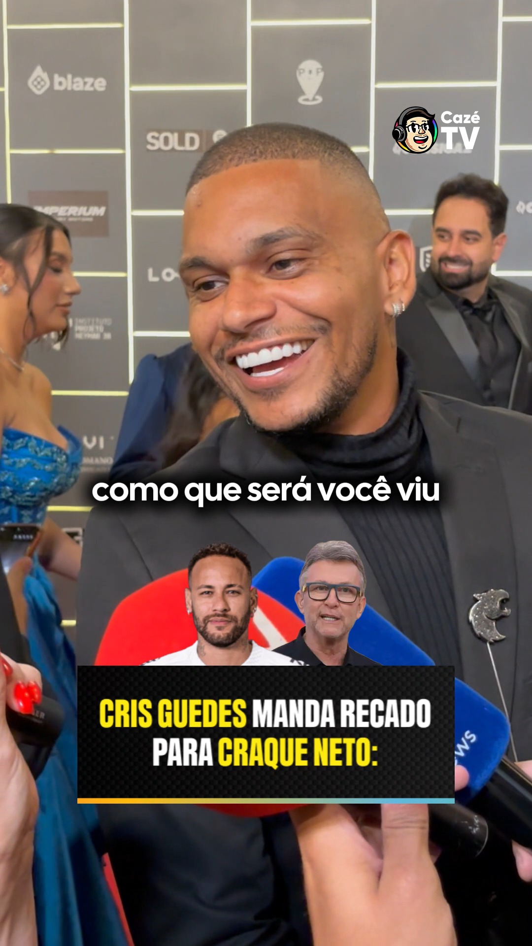 CUTUCADA DE NETO PARA CRIS GUEDES? 👀

Craque Neto disse no programa "Os Donos da Bola", da Band, que vai tentar comprar um dos itens leiloados no Leilão Beneficente do Instituto Projeto Neymar Jr., que acontece nesta segunda-feira (3) 💸

Segundo o apresentador, sua intenção é arrematar um final de semana na casa do camisa 10 do Santos, em Mangaratiba, no Rio de Janeiro. Cris Guedes, um dos melhores amigos de Neymar, respondeu 🫣

#CoberturaCazéTV #Neymar #NeymarJr #CrisGuedes #cztv04 #cztv21 #Original