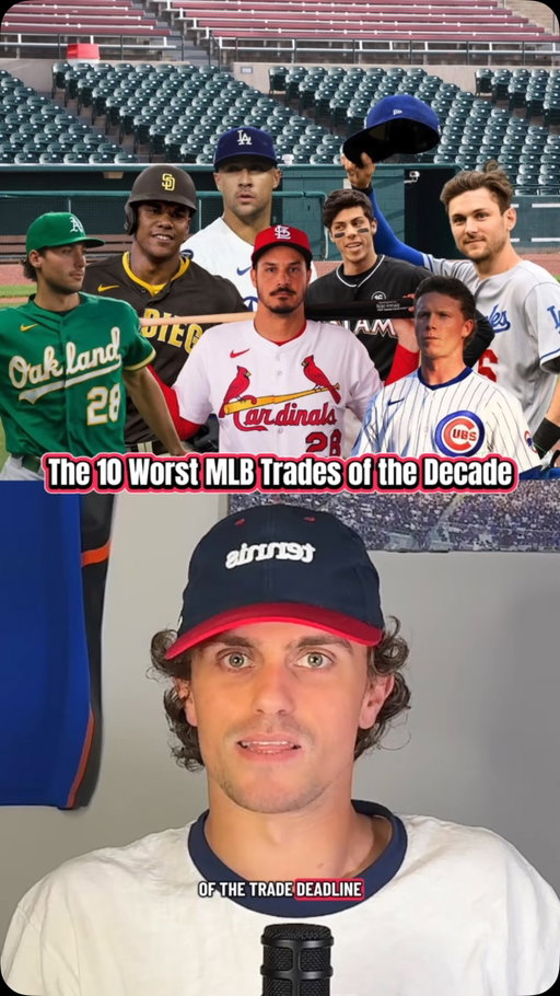 Part 1 of the 10 WORST MLB trades over the past decade #mlb #baseball #trade #tradedeadline