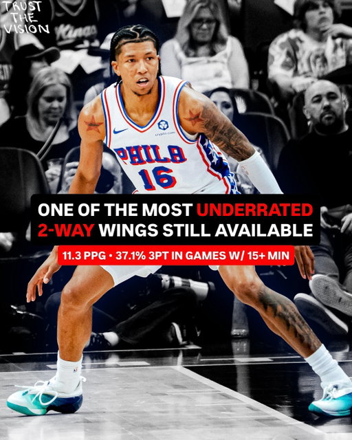 MarJon Beauchamp can help an NBA rotation right now!

When given an expanded role, he produced. In six games playing 15+ minutes, MarJon averaged 11.3 PPG, 3.8 RPG, 2.0 APG, 0.8 SPG, and 0.5 BPG while shooting an efficient 37.1% from three.

At 6’7” with a 7’1” wingspan, MarJon is a long, athletic two-way wing who can defend multiple positions, run the floor, finish in transition, and knock down open shots.

Which team could use him? ⬇️

📸: @alexkey, 🎥: NBA / respective broadcast partners

Follow @trusthevision for more content!

#nba #marjonbeauchamp #basketball