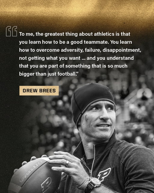 Congratulations to legendary Boilermaker Drew Brees (BS industrial management ’01, DBA hon. ’26), who will be enshrined as a first-ballot Pro Football Hall of Famer this weekend. 🏈