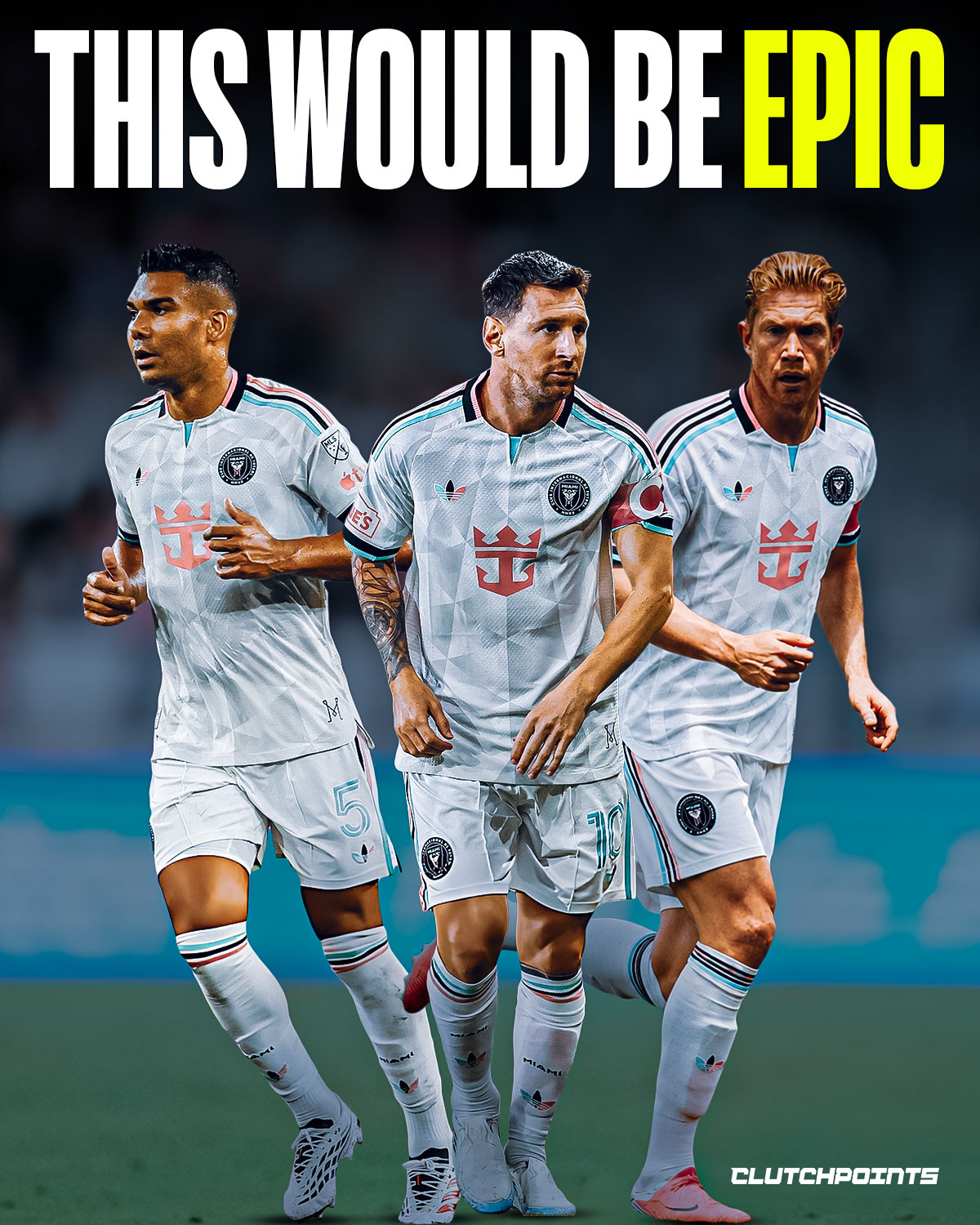 Kevin De Bruyne could be MLS-bound this summer, with Inter Miami reportedly among the clubs interested in signing the Belgian star.

Just imagine walking into a random MLS match and seeing Lionel Messi, Casemiro, and Kevin De Bruyne sharing the pitch.

That would be must-watch football.