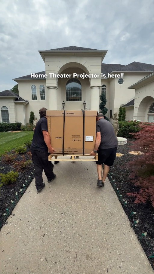 Special delivery in Knoxville. The Christie Eclipse just landed on site.
30,000 lumens. Pure RGB laser. 4K resolution. Over 500 pounds of projector.
One of the most advanced projectors ever built for a private home theater.
.
.
#HomeTheater #HomeTheaterDesign #KnoxvilleHomeTheater