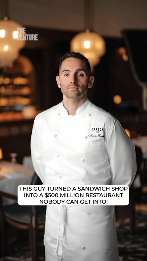 This guy turned a sandwich shop into a $500 million restaurant nobody can get into 🍝💰

In 2008, Mario Carbone is second in command at the fanciest Italian restaurant in New York, but he wants to build something of his own. 

He convinces his roommate Rich Torrisi to pool their families’ savings and rent a tiny sandwich shop in Little Italy, with six tables and a chalkboard menu. 

New York Magazine writes them a glowing review, and people start lining up outside. Jeff Zalaznick, a regular, becomes their third partner.

In 2013 they take over a 90-year-old restaurant and decide to build something completely different. 

While every chef in New York does 20-course tasting menus and decides what the guest will eat, Mario goes the opposite way.

✓ Prints a menu the size of a flat-screen TV and lets guests order anything they want

✓ Makes it for them even if it’s not on the menu

✓ Sets out to make every guest feel like Henry Hill walking into the Copa

✓ Earns three stars from the New York Times, with Drake name-dropping it and Obama visiting in office

Second-in-command wants his own → a six-table sandwich shop → one review draws a line out the door → takes over an old restaurant → hands guests control while everyone else takes it away → Drake and Obama → 40 locations and $500M a year.

Sometimes you stand out by handing people control that everyone else is busy taking away.

What would you let your customers control that your whole industry insists on deciding for them? 🤔

#Business #Carbone #Restaurants #Success #Entrepreneur