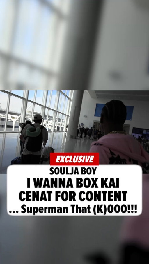 🥊❌ Soulja Boy is backpedaling on wanting to fight Kai Cenat ... but if the two were to ever enter the boxing ring together, the rapper tells TMZ Sports it would be an easy victory!!