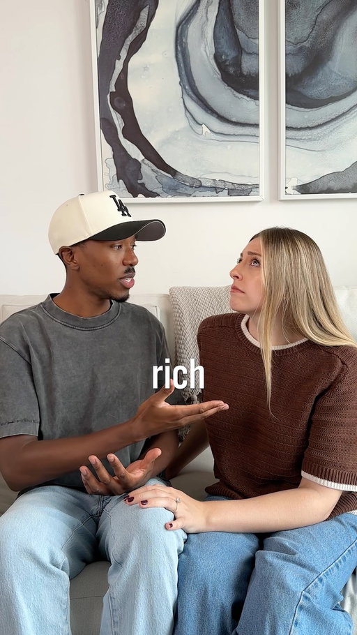 When I first met my fiancée, I thought she was rich… and I was right 🫣

When we first met - back in university - we were in two different financial situations. 

I was in tens of thousands of dollars of student loan debt, and I was trying to be conscious of what I was spending on food and entertainment…

…and Steph wasn’t in student loan debt, and the money she was making at our summer job went towards her living expenses, instead of her tuition. 

At first - instead of just talking to her about it - I avoided her. 

The good news was that Steph’s a pretty up front person, so she straight up asked me what was going on - and it turned out that she was actually cool with spending less money and hanging out at home. 

Coming from different financial backgrounds doesn’t mean you can’t be financially compatible… you just have to talk about money. 

This is part 1 of Becoming Financially Compatible - follow for part 2! 

#BecomingFinanciallyCompatible #FinancialCompatibility #MoneyForCouples #CouplesMoney #CouplesFinance