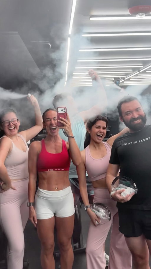 POV: @batistecanada is the MVP ✨⁠
⁠
Sweat Fam, you showed up, broke a sweat, and kept it fresh with @batistecanada all July long!⁠
⁠
We finished the 21-Class Challenge refreshed and strong - snapping countless sweaty selfies, and crushing 79,082 workouts together 💗⁠
⁠
We’ll be announcing our two grand prize winners this week! Keep an eye on our newsletter and IG stories to see if you’re one of them🤞👀