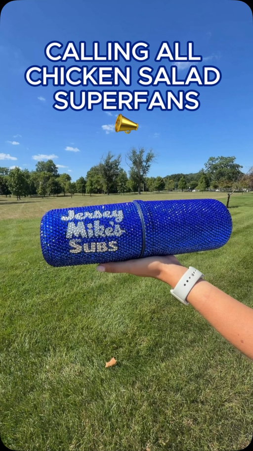 ✨ GIVEAWAY ✨ The chicken salad sub love is extra in the best way. That’s why we’re giving away Bedazzled Sub Excess-ories and Free Subs for a Year to 12 people over the next few weeks across our social channels!

Follow along to find out how to enter. 👀

Three winners each week will receive:
1 Bedazzled Sub Excess-ory
$825 in Gift Cards (redeemable for one regular sub per week for one calendar year*)

#Sweepstakes. No purchase necessary. Open to U.S. residents, 18+. See full rules at https://jmikes.co/4wGDT4U.

Chicken salad available for a limited time only, at participating locations.