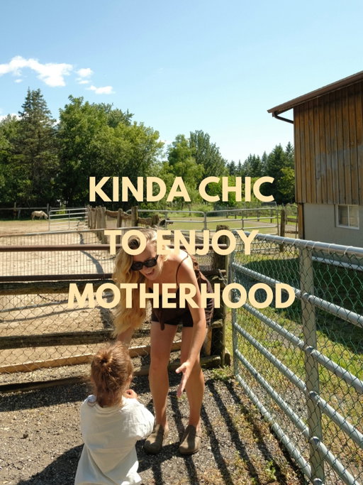 Kinda chic for enjoy motherhood! 💙