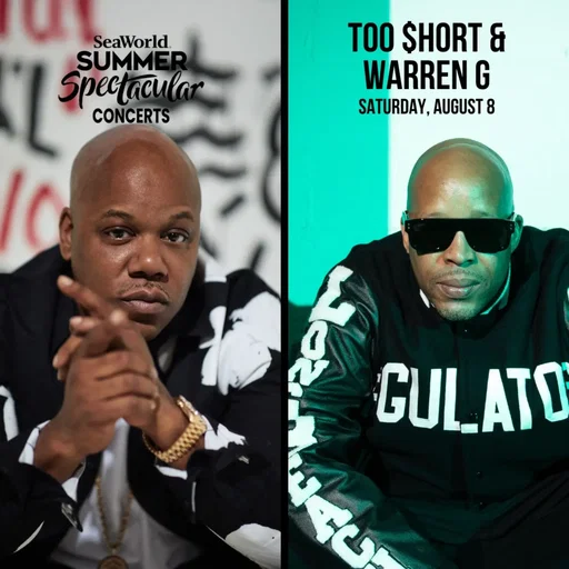 Too $hort (@tooshort) & Warren G (@warreng) are taking the stage at the Bayside Amphitheater on Saturday, August 8 for an unforgettable night celebrating West Coast hip-hop, presented by @jamn957 and @airchino. 🎤

Spend the day exploring the park, then end your evening with live music by the bay. 💙

🎶 Show starts at 6 PM

Who's joining you for this summer night? 👇
